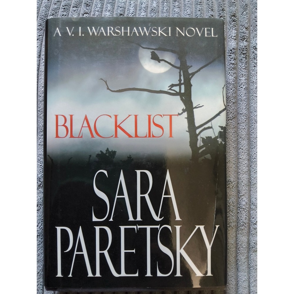 hardcover book Blacklist by Sara Paretsky